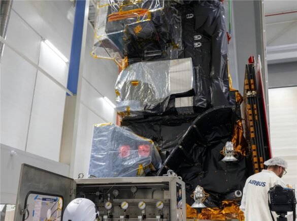 Airbus-built MetOp-SG weather and climate satellite shipped to Kourou